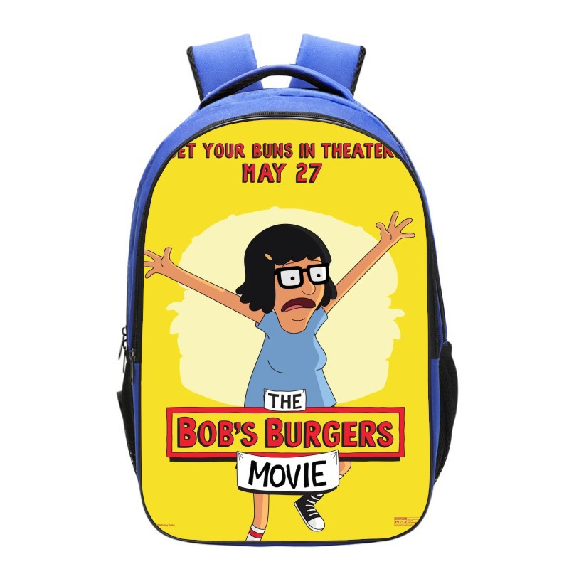 Bob's Burgers Backpack School Bag Blue - Image 2