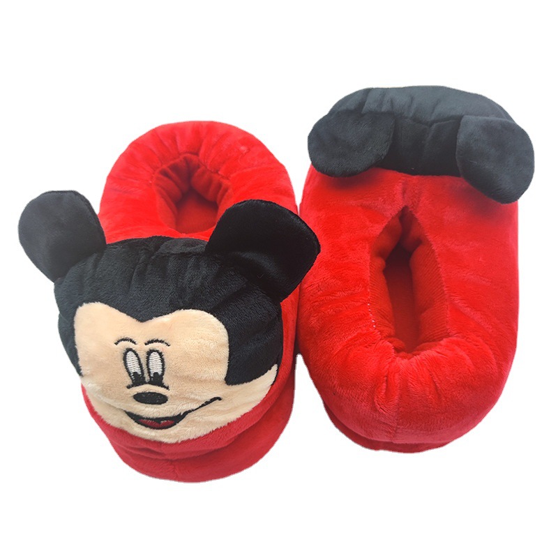 Mickey and Minnie Home Warm All-Inclusive Plush Slippers - Image 3