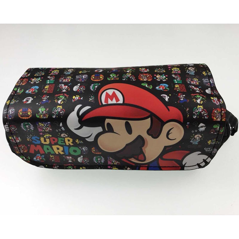Super Mario double zipper pencil case student general large capacity study stationery box - Image 2
