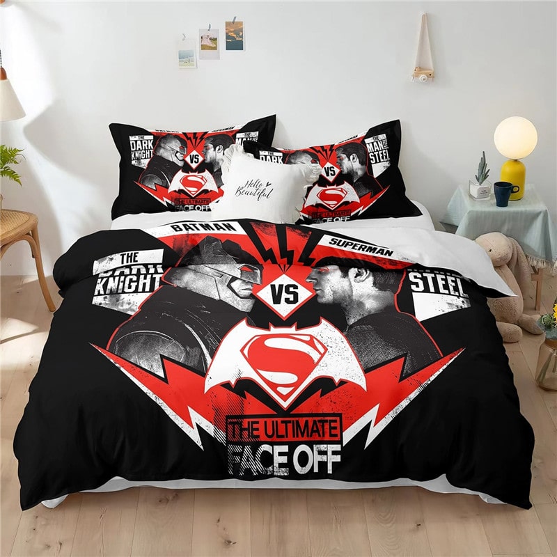 Superman Comfortable Bedding Three-Piece Soft and Breathable Duvet Cover Gift - Image 13