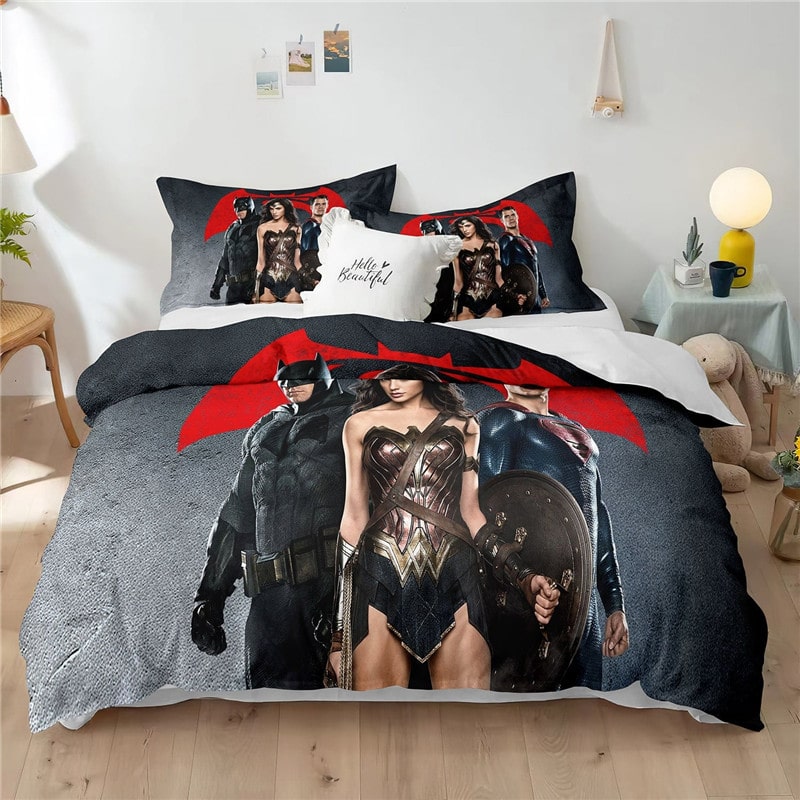 Superman Comfortable Bedding Three-Piece Soft and Breathable Duvet Cover Gift - Image 21
