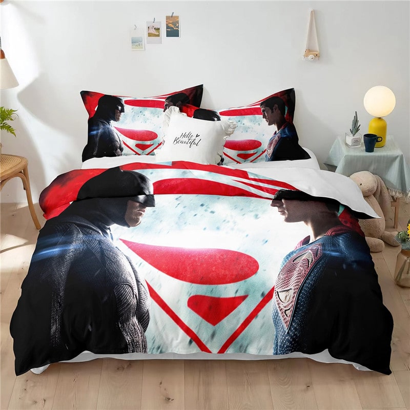 Superman Comfortable Bedding Three-Piece Soft and Breathable Duvet Cover Gift - Image 24