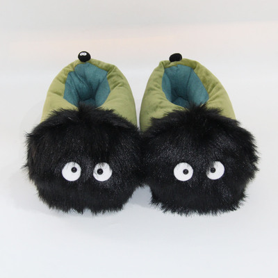 Totoro Home Warm All-Inclusive Plush Slippers - Image 2