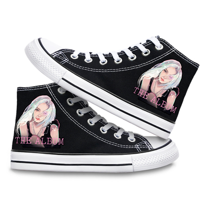 Blackpink high-top canvas shoes all-match sweet and cool casual trend - Image 11
