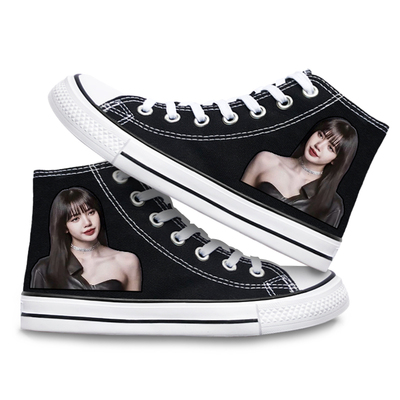 Blackpink high-top canvas shoes all-match sweet and cool casual trend - Image 13