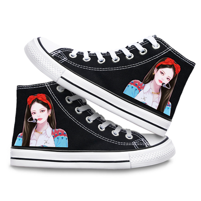 Blackpink high-top canvas shoes all-match sweet and cool casual trend - Image 14