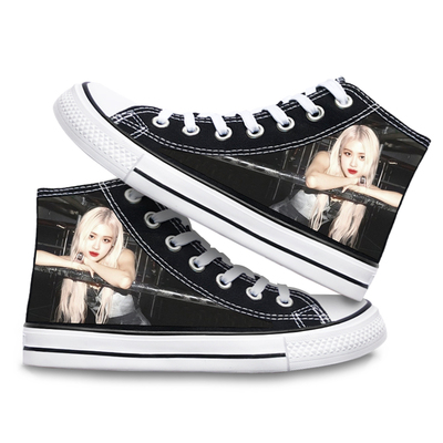 Blackpink high-top canvas shoes all-match sweet and cool casual trend - Image 7
