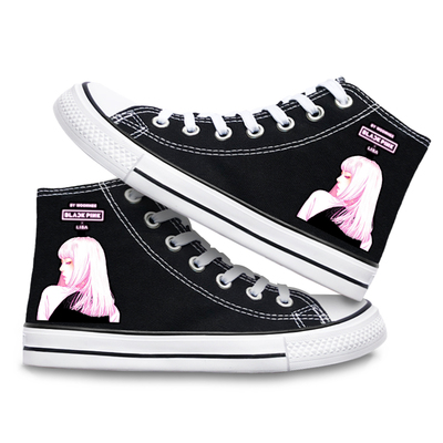 Blackpink high-top canvas shoes all-match sweet and cool casual trend - Image 9