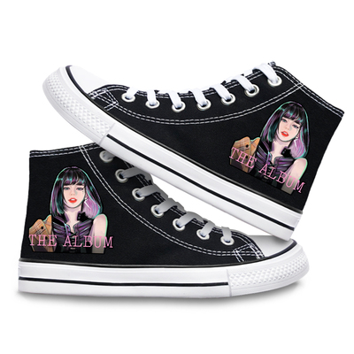 Blackpink high-top canvas shoes all-match sweet and cool casual trend - Image 10