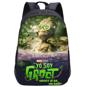 I Am Groot Backpack Kids Youth Student High Capacity Waterproof School Bag Birthday Gifts