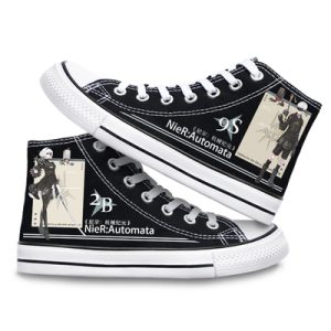 NieR Automata high-top canvas shoes all-match casual trend