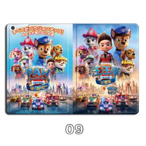 PAW Patrol double sided Ipad Leather Case Advanced Pu Leather Protective Cover Automatic Wake Up and Sleep Magnetic Closure Multiple Angle Bracket