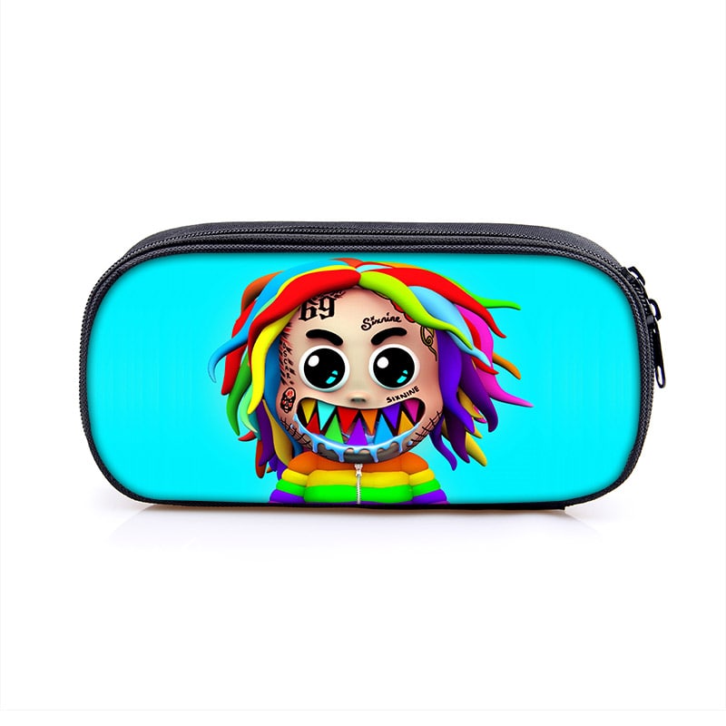 6ix9ine Large Pencil Case Purse Storage Bags Multifunction Cosmetic Bag - Image 9