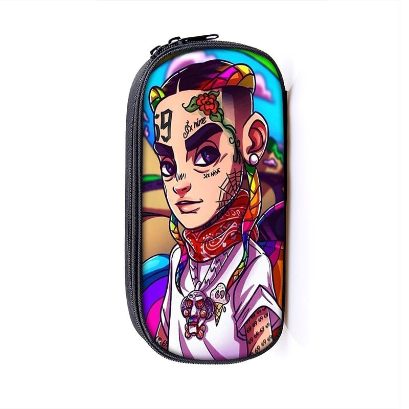 6ix9ine Large Pencil Case Purse Storage Bags Multifunction Cosmetic Bag - Image 31