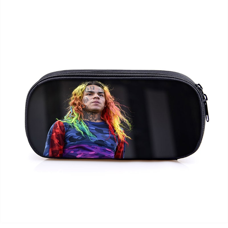 6ix9ine Large Pencil Case Purse Storage Bags Multifunction Cosmetic Bag - Image 15