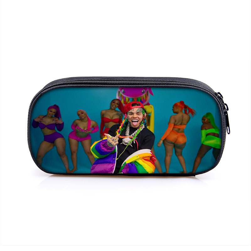 6ix9ine Large Pencil Case Purse Storage Bags Multifunction Cosmetic Bag - Image 22