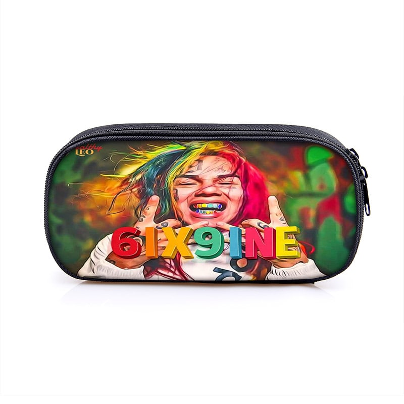 6ix9ine Large Pencil Case Purse Storage Bags Multifunction Cosmetic Bag - Image 25