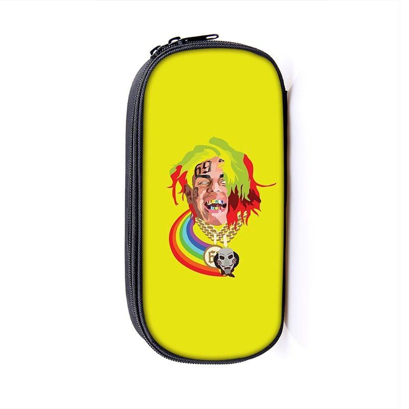 6ix9ine Large Pencil Case Purse Storage Bags Multifunction Cosmetic Bag - Image 26