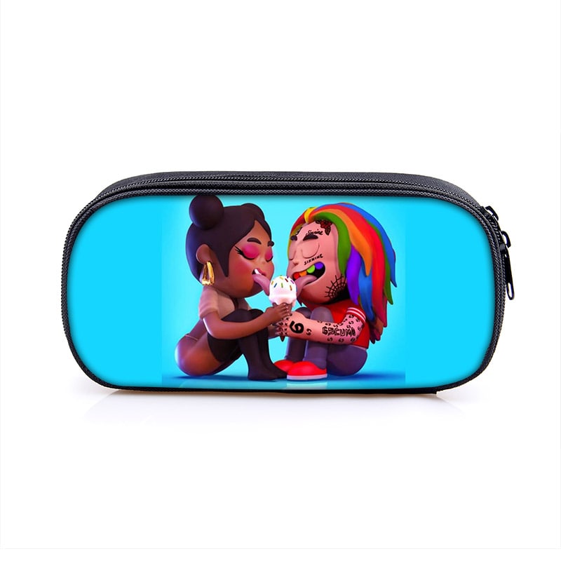 6ix9ine Large Pencil Case Purse Storage Bags Multifunction Cosmetic Bag - Image 27