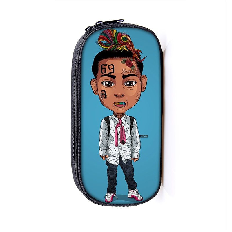 6ix9ine Large Pencil Case Purse Storage Bags Multifunction Cosmetic Bag - Image 28