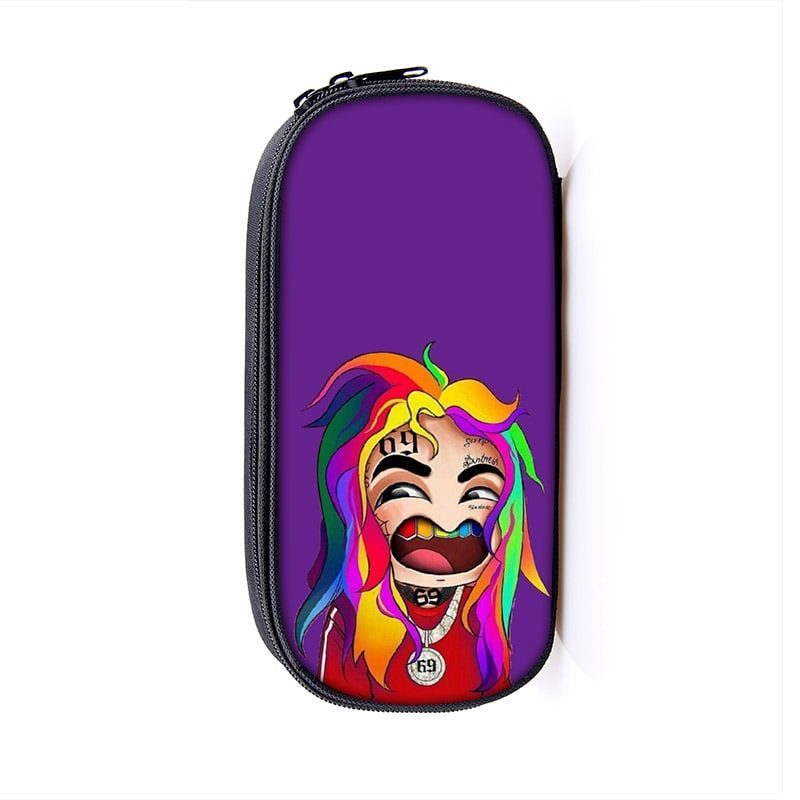6ix9ine Large Pencil Case Purse Storage Bags Multifunction Cosmetic Bag - Image 29
