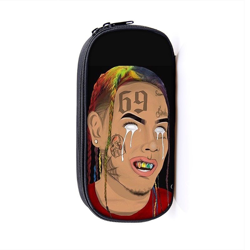 6ix9ine Large Pencil Case Purse Storage Bags Multifunction Cosmetic Bag - Image 30