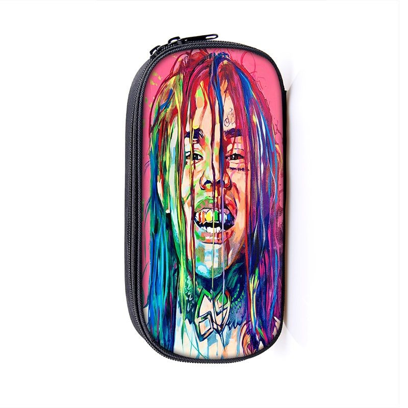 6ix9ine Large Pencil Case Purse Storage Bags Multifunction Cosmetic Bag - Image 37