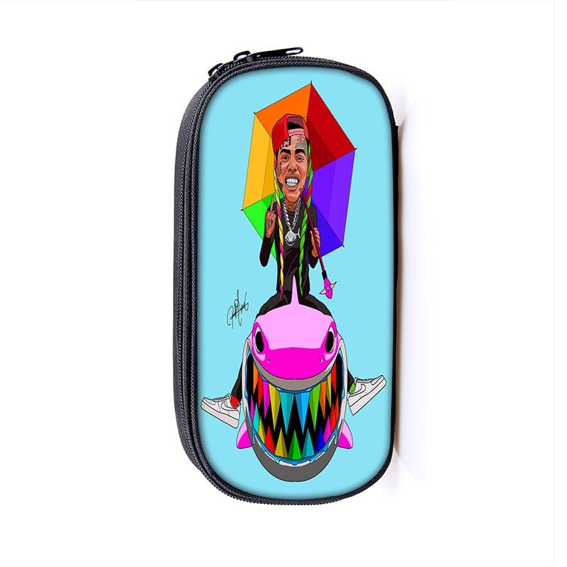 6ix9ine Large Pencil Case Purse Storage Bags Multifunction Cosmetic Bag - Image 2