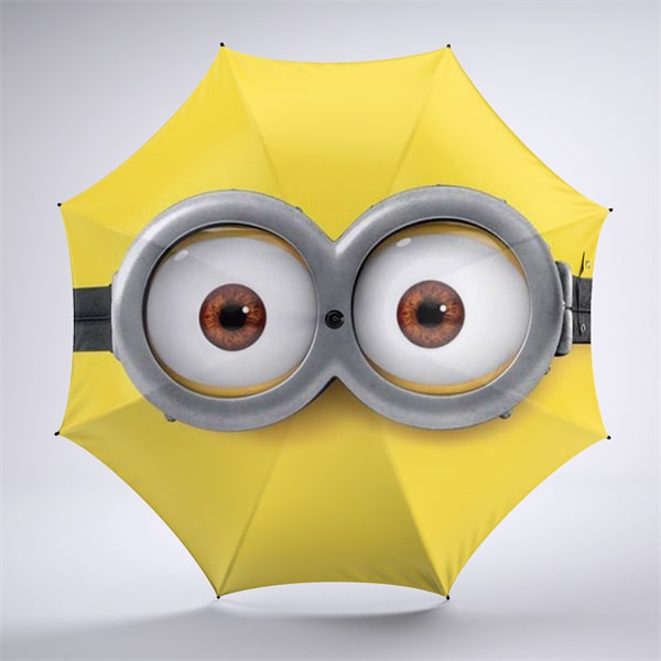 Minions Foldable Umbrella For Sunny Rainy Anti-UV Umbrella