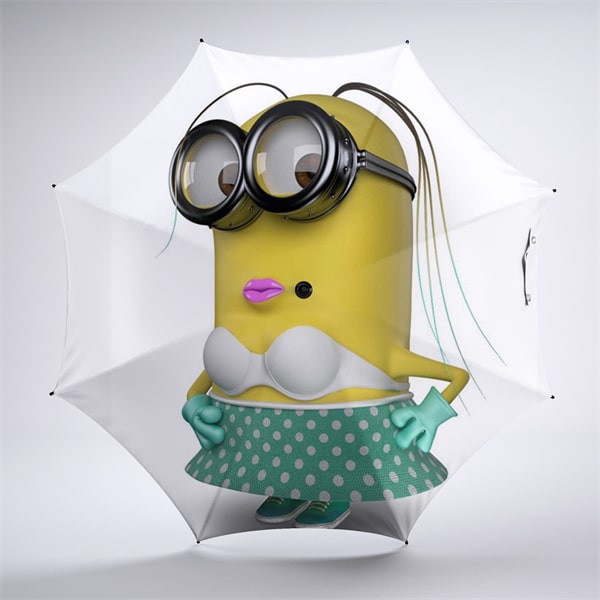 Minions Foldable Umbrella For Sunny Rainy Anti-UV Umbrella - Image 10