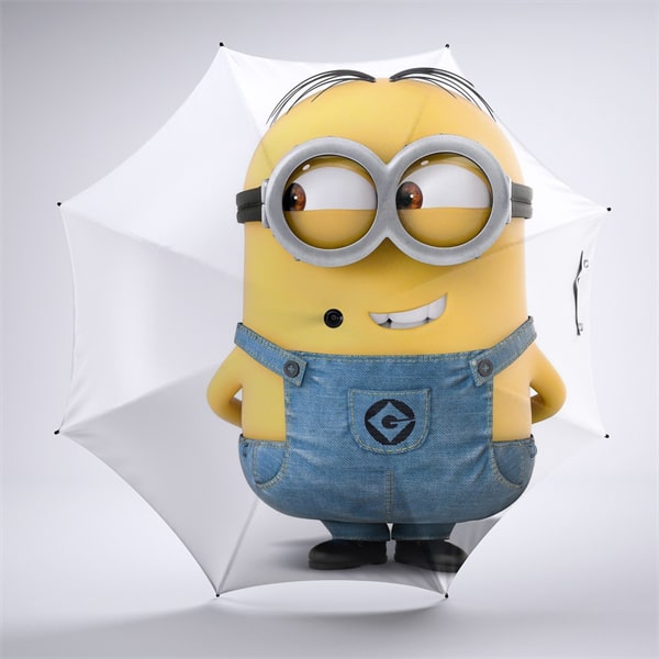 Minions Foldable Umbrella For Sunny Rainy Anti-UV Umbrella - Image 11