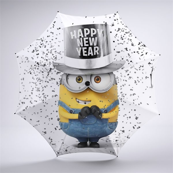 Minions Foldable Umbrella For Sunny Rainy Anti-UV Umbrella - Image 13