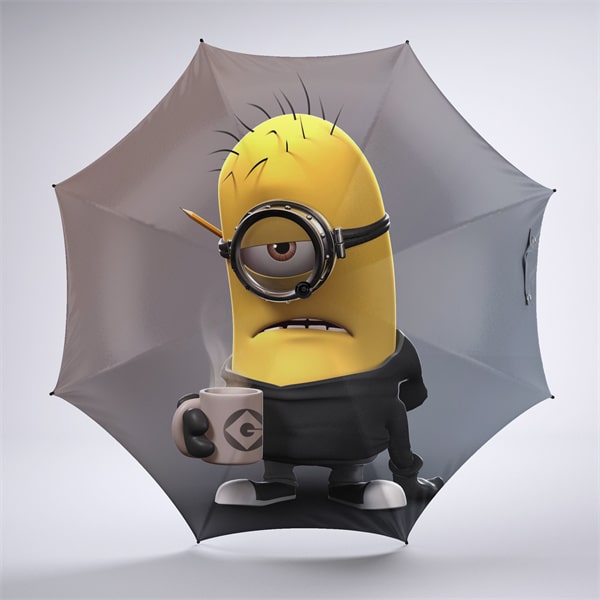 Minions Foldable Umbrella For Sunny Rainy Anti-UV Umbrella - Image 15