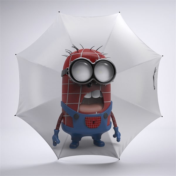 Minions Foldable Umbrella For Sunny Rainy Anti-UV Umbrella - Image 2