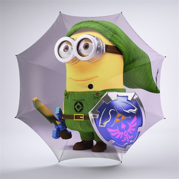 Minions Foldable Umbrella For Sunny Rainy Anti-UV Umbrella - Image 26