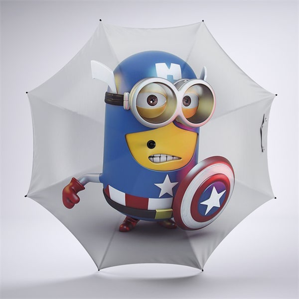 Minions Foldable Umbrella For Sunny Rainy Anti-UV Umbrella - Image 30