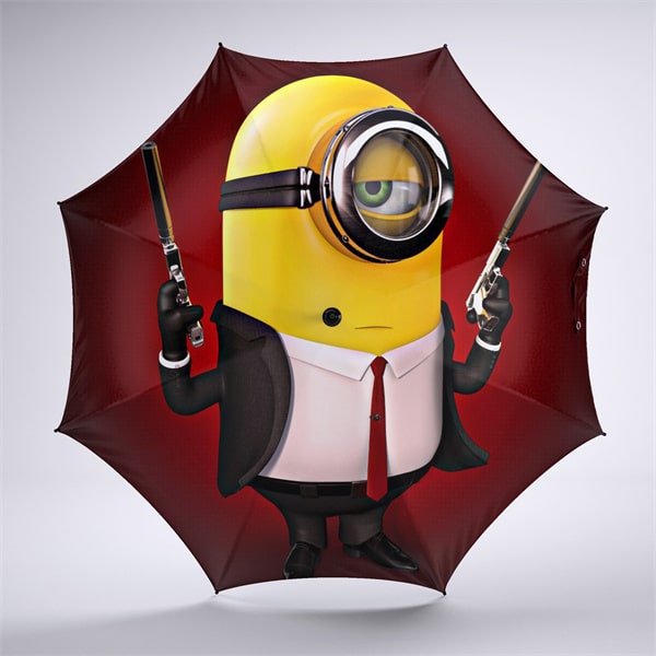 Minions Foldable Umbrella For Sunny Rainy Anti-UV Umbrella - Image 6
