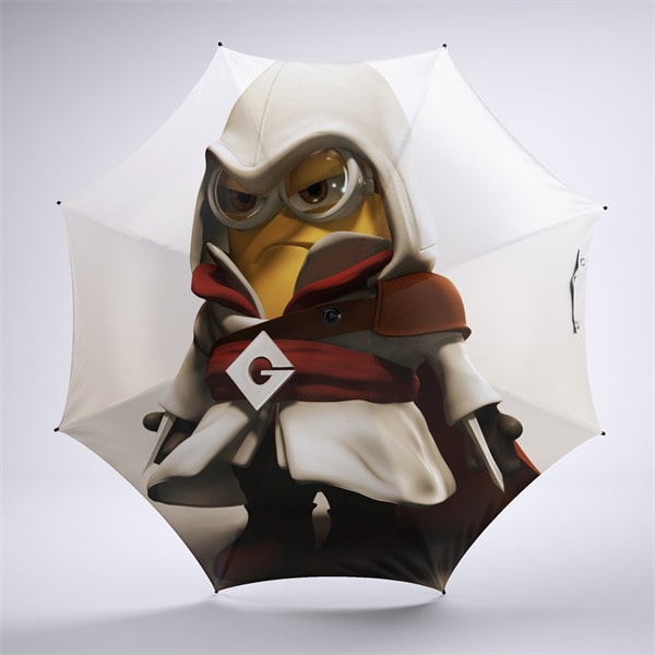 Minions Foldable Umbrella For Sunny Rainy Anti-UV Umbrella - Image 8