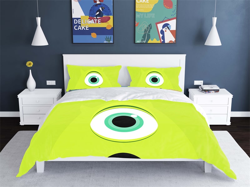 Monsters University Comfortable Bedding Three-Piece Soft and Breathable Duvet Cover Gift - Image 31