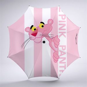 Pink Panther Foldable Umbrella For Sunny Rainy Anti-UV Umbrella