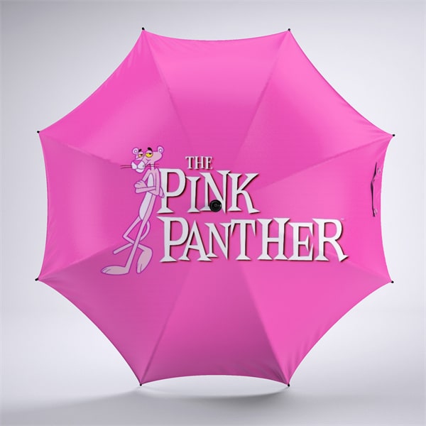 Pink Panther Foldable Umbrella For Sunny Rainy Anti-UV Umbrella - Image 10