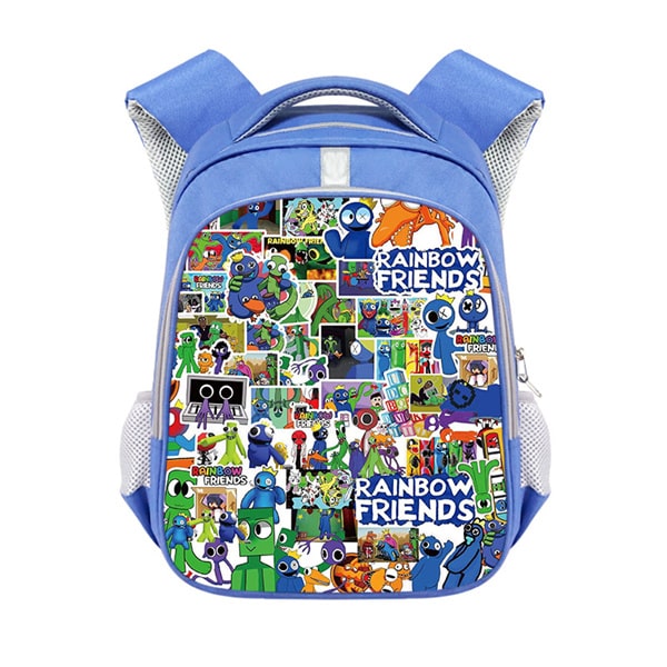 Rainbow Friends Backpack School Bag Blue - Image 19
