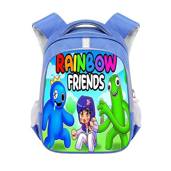 Rainbow Friends Backpack School Bag Blue - Image 20