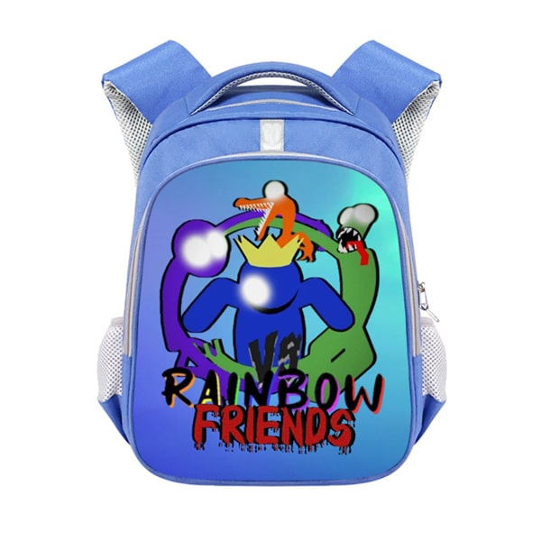 Rainbow Friends Backpack School Bag Blue - Image 21