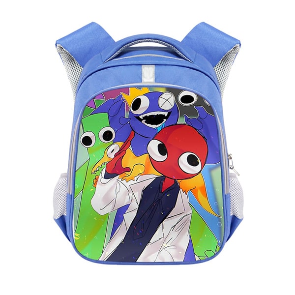 Rainbow Friends Backpack School Bag Blue - Image 7
