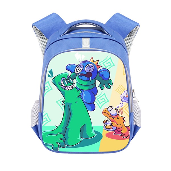 Rainbow Friends Backpack School Bag Blue - Image 8