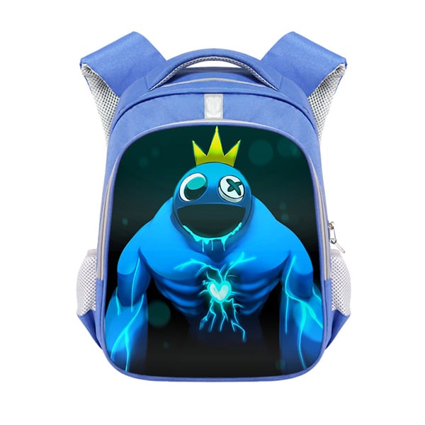 Rainbow Friends Backpack School Bag Blue - Image 10