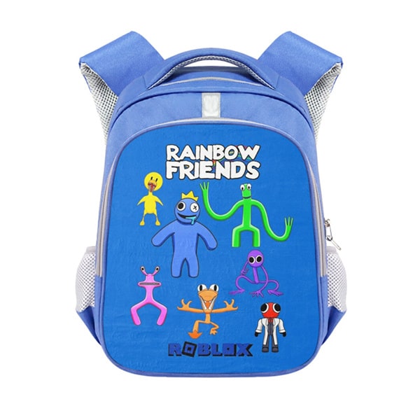 Rainbow Friends Backpack School Bag Blue - Image 12