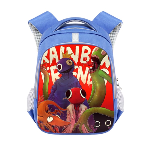 Rainbow Friends Backpack School Bag Blue - Image 16