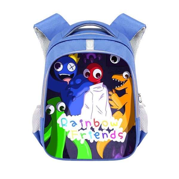 Rainbow Friends Backpack School Bag Blue - Image 18